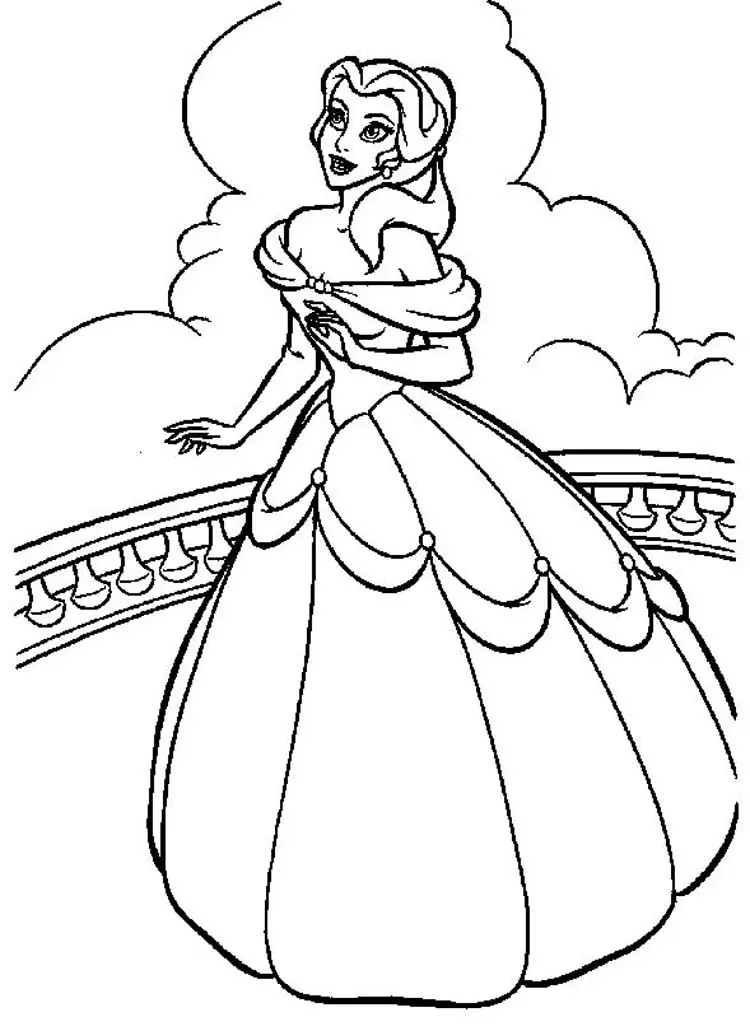 Coloring Princess Pages 2